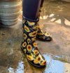 Sloggers Women's Mid-Calf 10" Boot in Sunflower Black