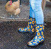 Sloggers Women's Mid-Calf 10" Boot in Sunflower Blue