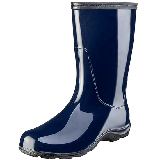 Sloggers Women's Mid-Calf 10" Boot in Navy Blue
