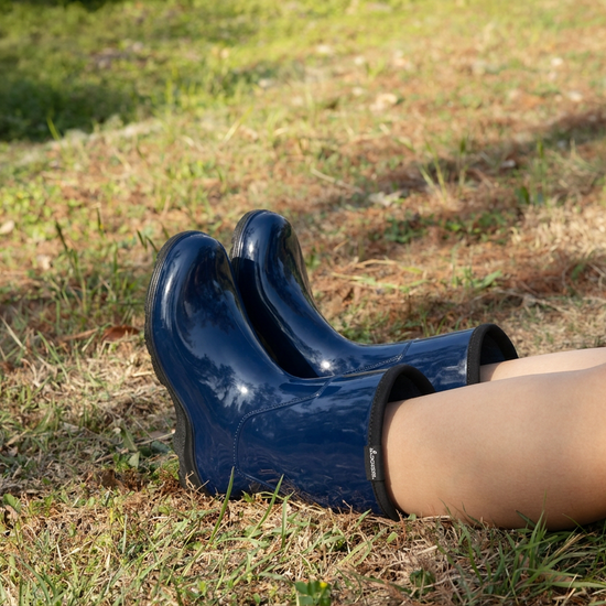 Sloggers Women's Mid-Calf 10" Boot in Navy Blue