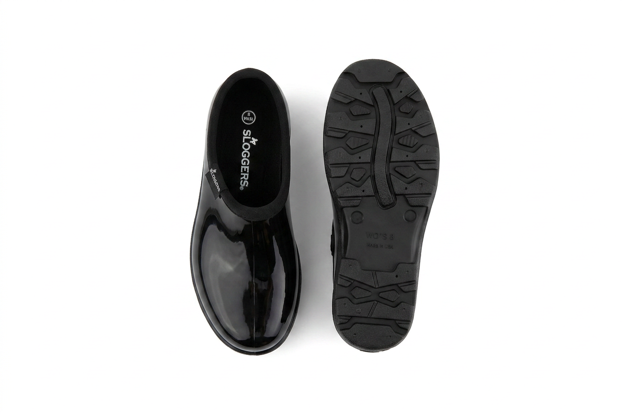 Sloggers Women's Original Garden Shoe in Solid Black