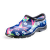 Sloggers Women's Original Garden Shoe in Hummingbird Blue-Pink