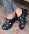 Sloggers Women's Original Garden Shoe in Mod Floral Black