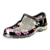 Sloggers Women's Original Garden Shoe in Ditsy Spring Black