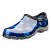 Sloggers Women's Original Garden Shoe in Grungy Paw Blue