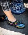 Sloggers Women's Original Garden Shoe in Meadow Black