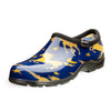 Sloggers Women's Original Garden Shoe in Horse Stars Blue