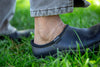 Sloggers Men's Original Garden Shoe in Leather Black