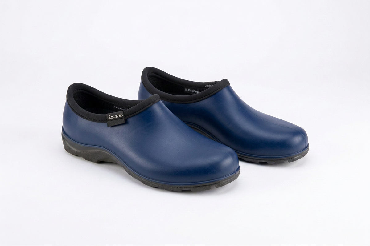 Sloggers Men's Original Garden Shoe in Navy Blue