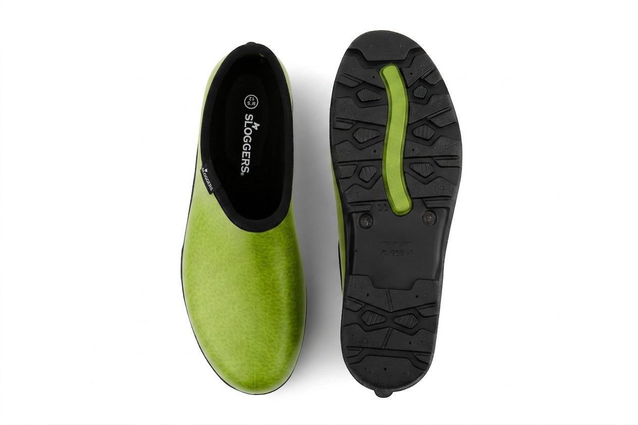 Sloggers Men's Original Garden Shoe in Cactus Green