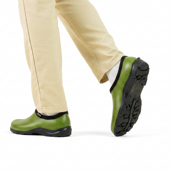 Sloggers Men's Original Garden Shoe in Cactus Green
