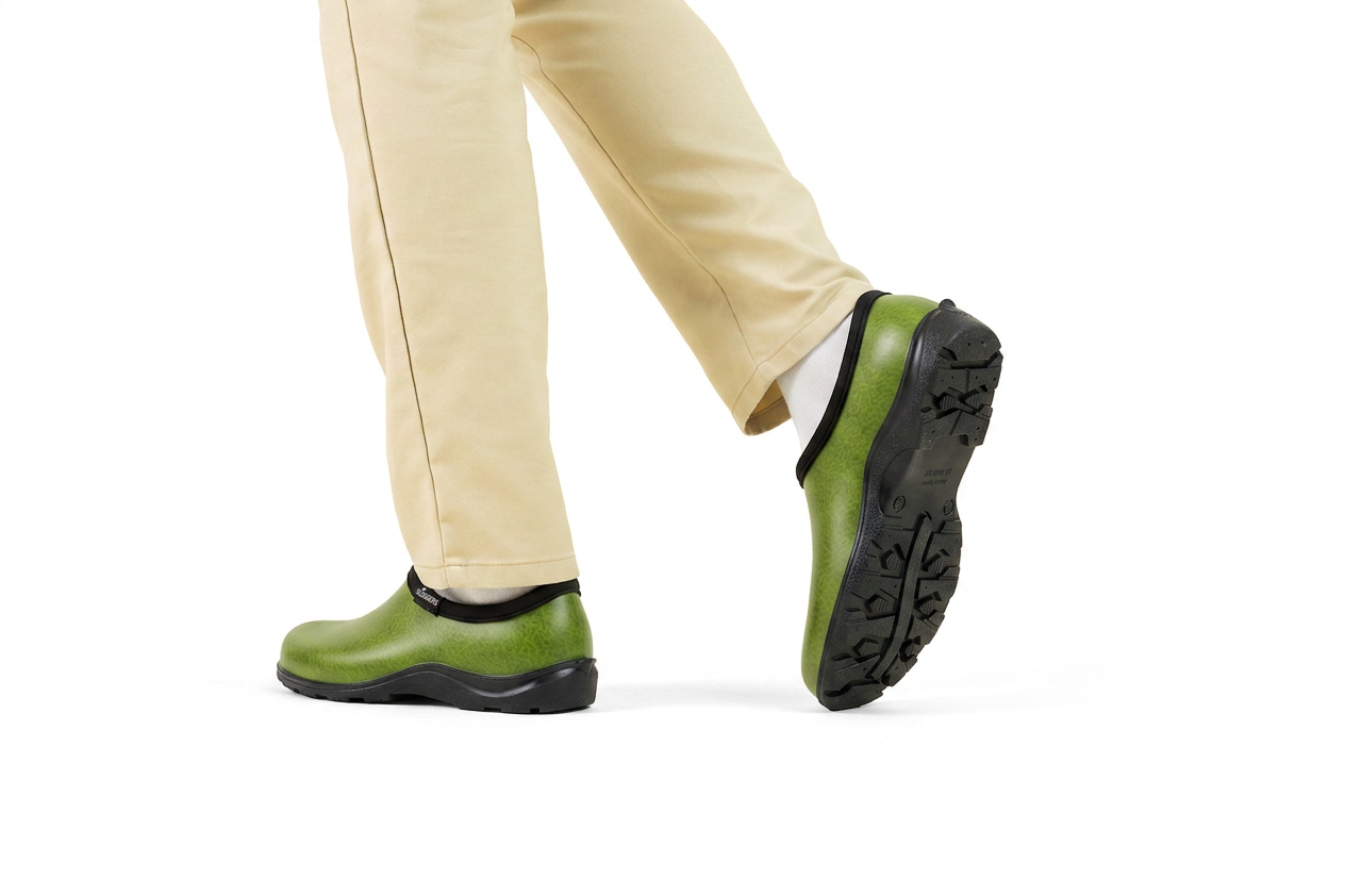 Sloggers Men's Original Garden Shoe in Cactus Green