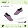 Sloggers Women's ProLite Slip-Ons in Lavender
