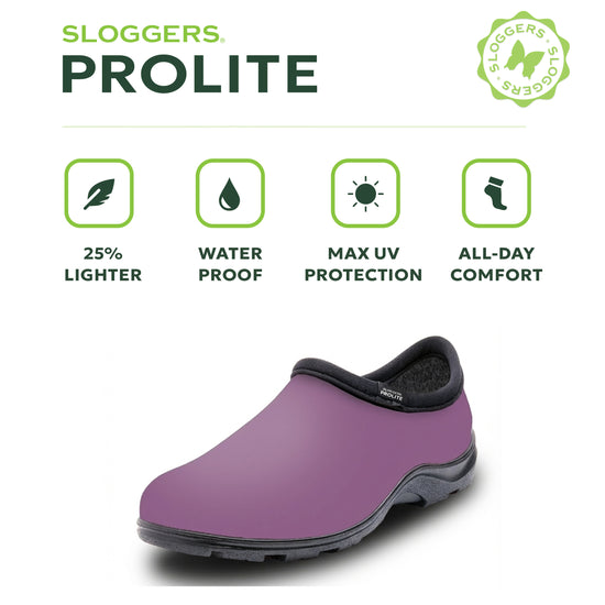 Sloggers Women's ProLite Slip-Ons in Lavender