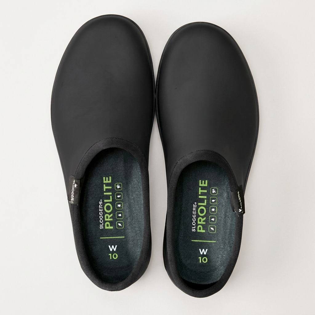 Sloggers Women's ProLite Slip-Ons in Recycled Black