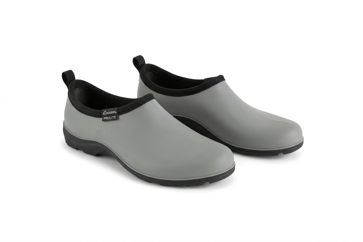 Sloggers Women's ProLite Slip-Ons in Sage Light Green