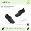 Sloggers Men's ProLite Slip-Ons in Recycled Black