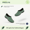 Sloggers Men's ProLite Slip-Ons in Rainforest Green