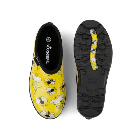 Sloggers Women's Original Garden Shoe in Bee Yellow
