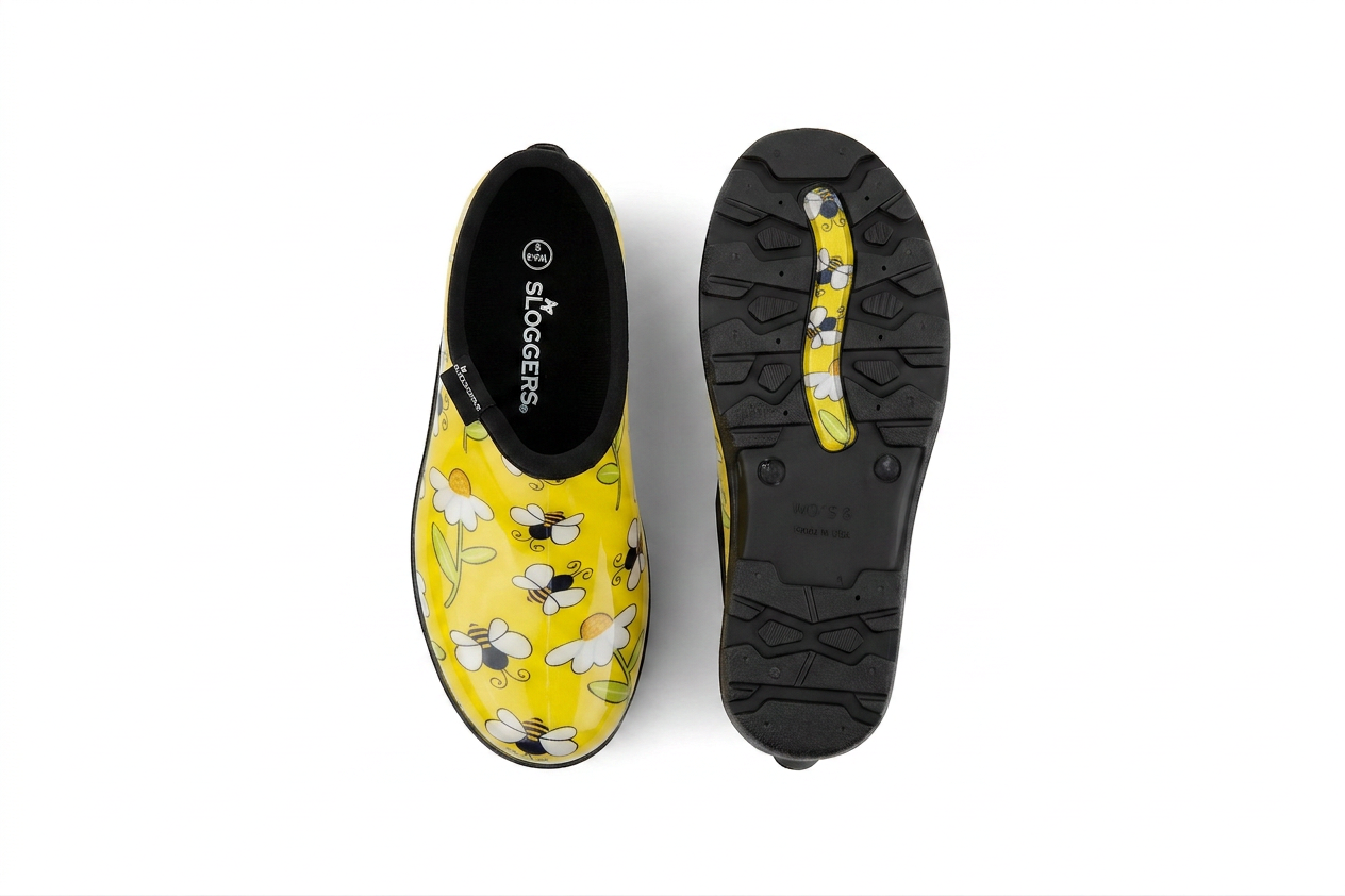 Sloggers Women's Original Garden Shoe in Bee Yellow