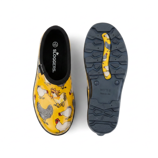 Sloggers Women's Original Garden Shoe in Chicken Daffodil Yellow