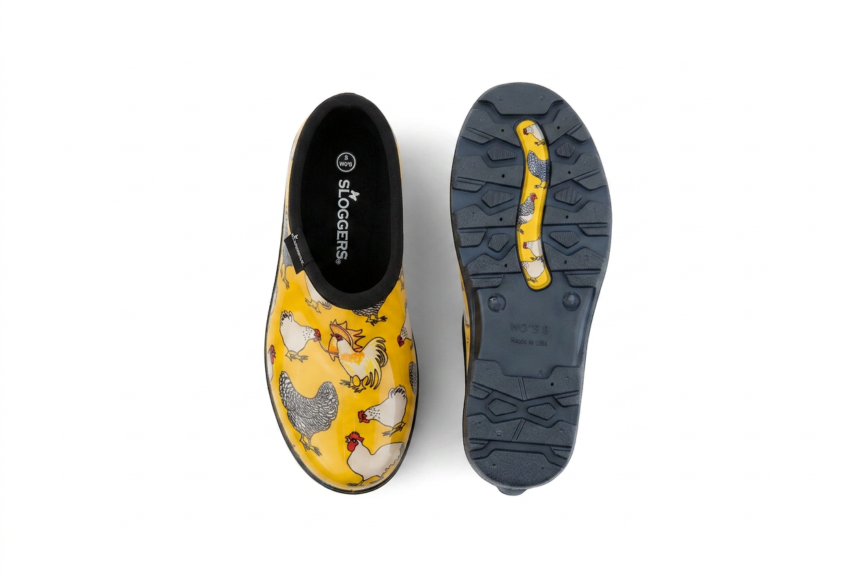 Sloggers Women's Original Garden Shoe in Chicken Daffodil Yellow
