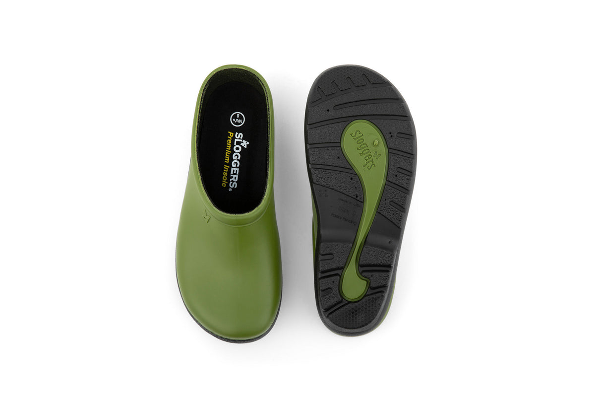 Sloggers Women's Premium Clog in Cactus Green