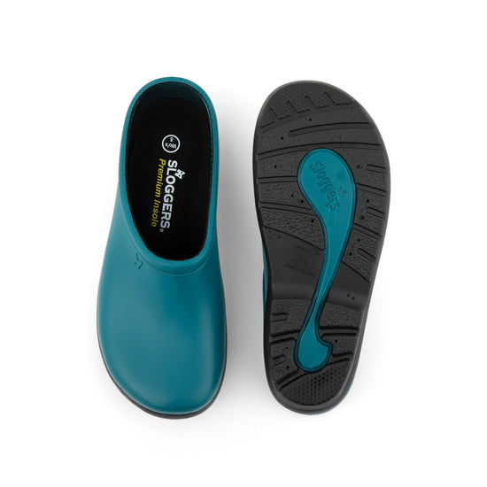 Sloggers Women's Premium Clog in Deep Lake Blue