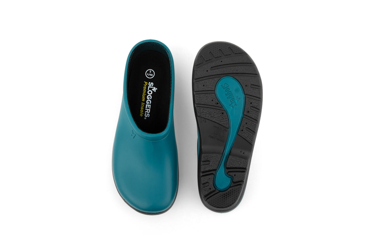 Sloggers Women's Premium Clog in Deep Lake Blue