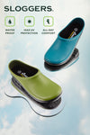 Sloggers Women's Premium Clog in Cactus Green