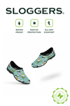 Sloggers Women's Original Garden Shoe in Bee Blue