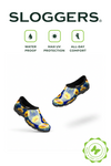 Sloggers Women's Original Garden Shoe in Sunflower Blue