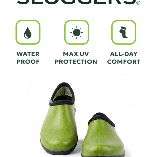 Sloggers Men's Original Garden Shoe in Cactus Green