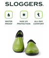 Sloggers Men's Original Garden Shoe in Cactus Green