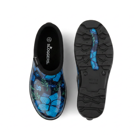 Sloggers Women's Original Garden Shoe in Spring Surprise Blue