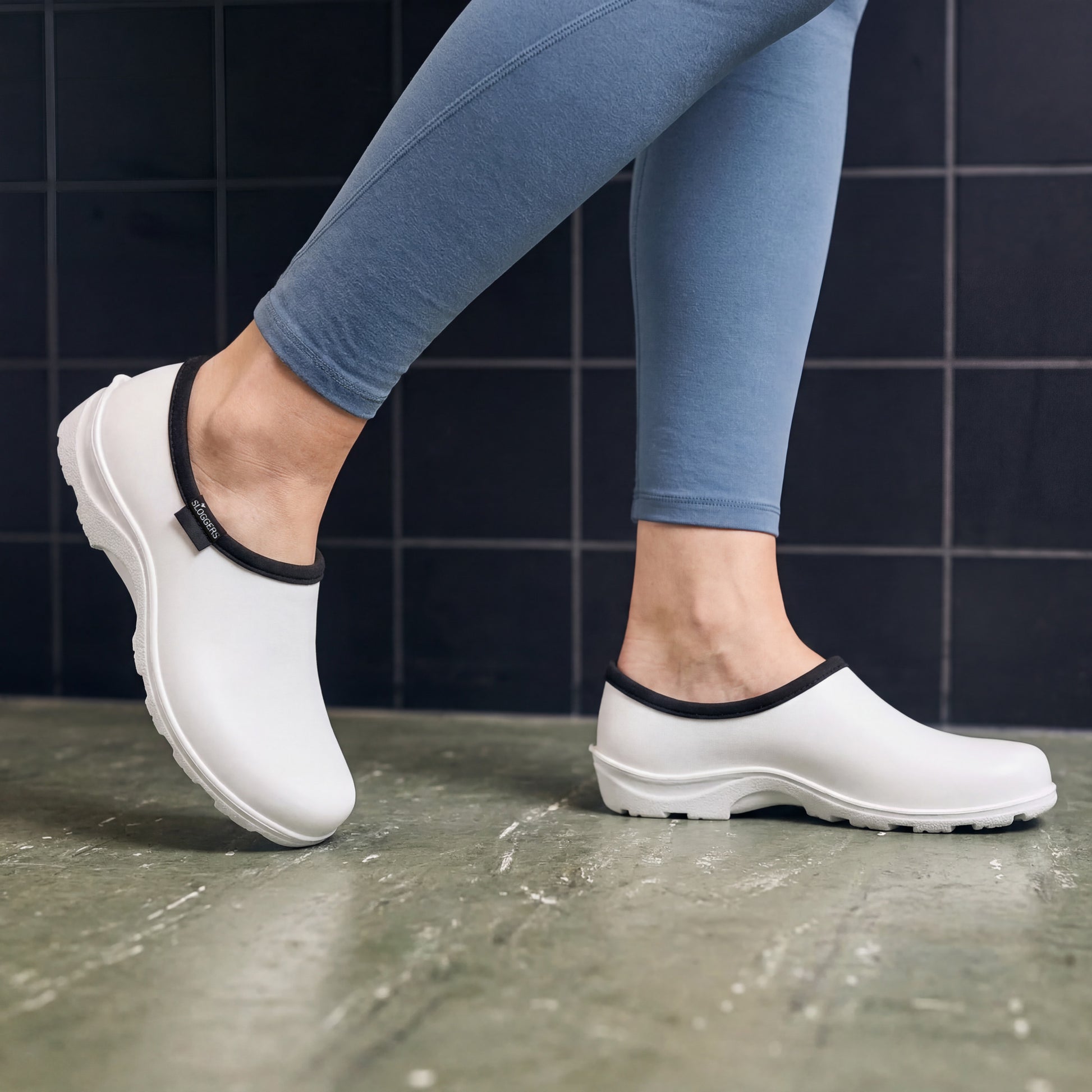 Sloggers Women's AllDays Slip-Ons in White