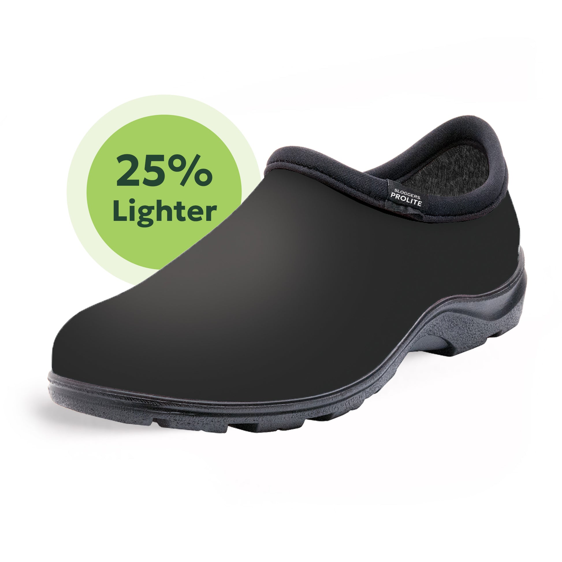 Sloggers Women's ProLite Slip-Ons in Recycled Black