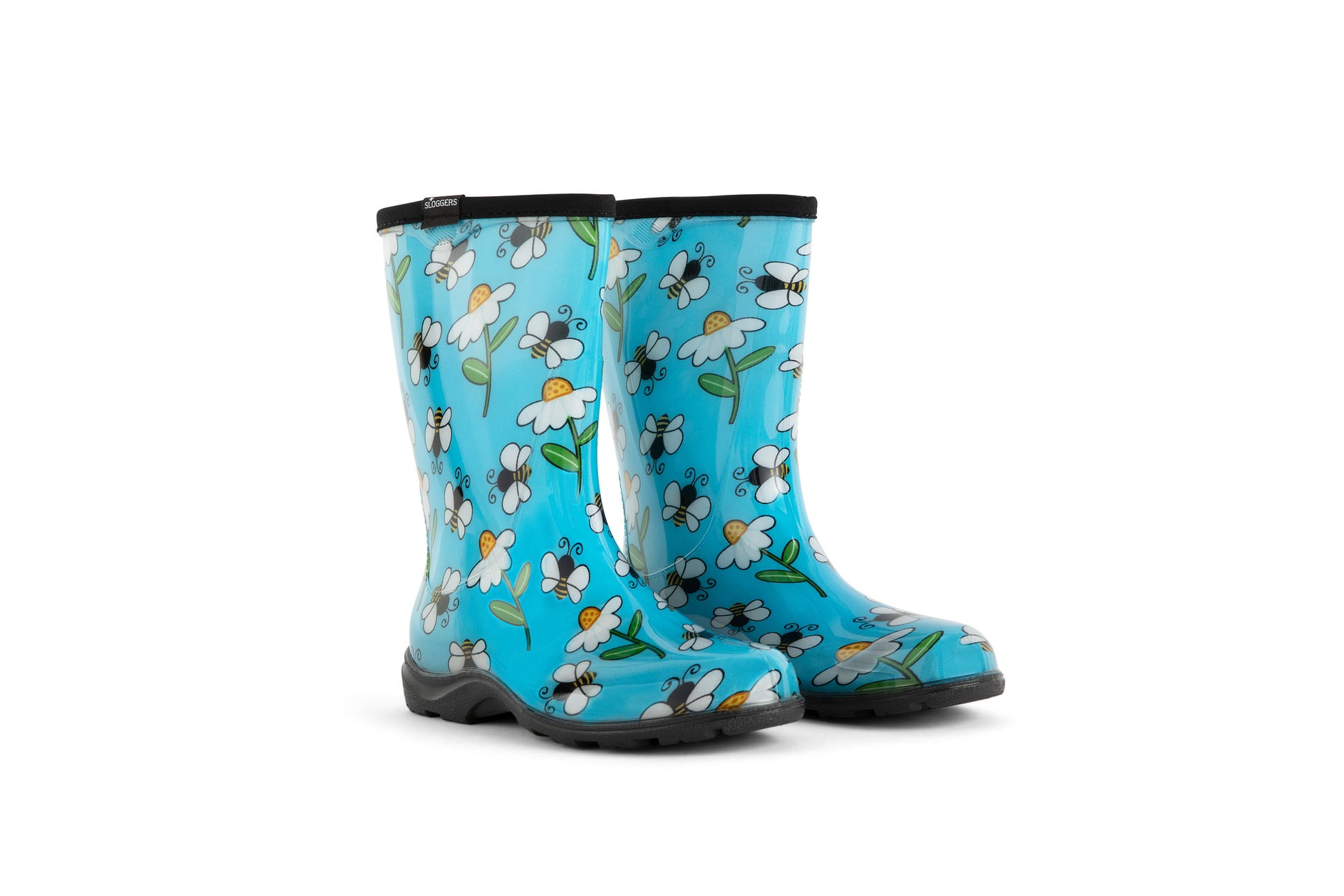Sloggers Women's Mid-Calf 10" Boot in Bee Blue