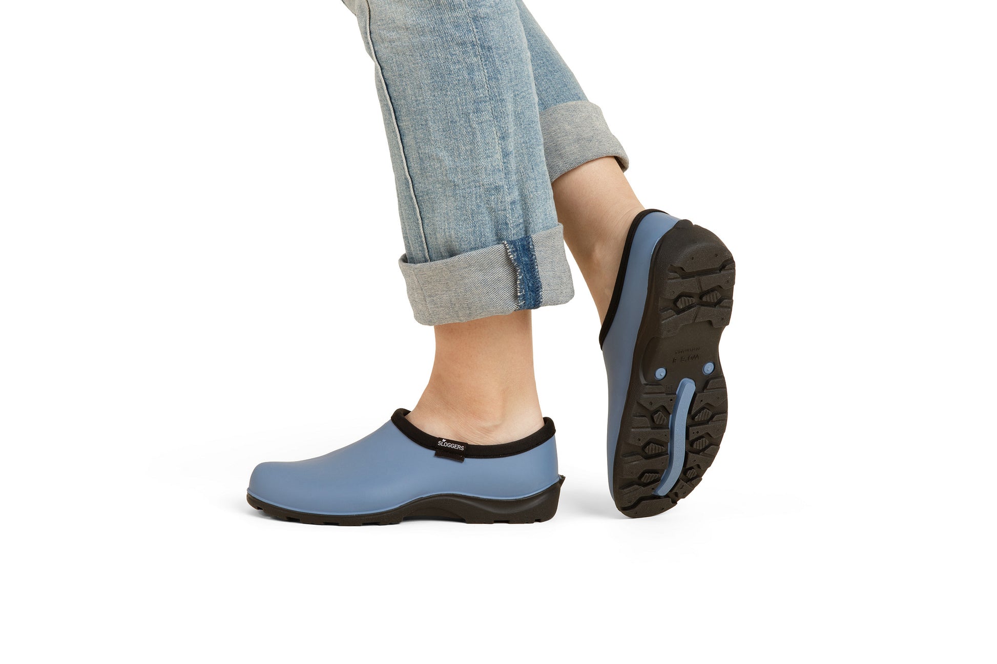 Sloggers Women's ProLite Slip-Ons in Blue Mist